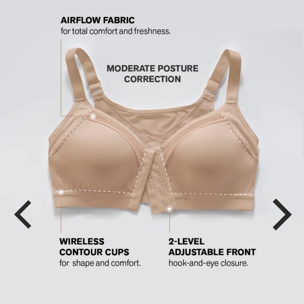 Posture Bra! 🤩 Leonisa Criss-Cross Back Corrects Posture Bra: 36B NWT